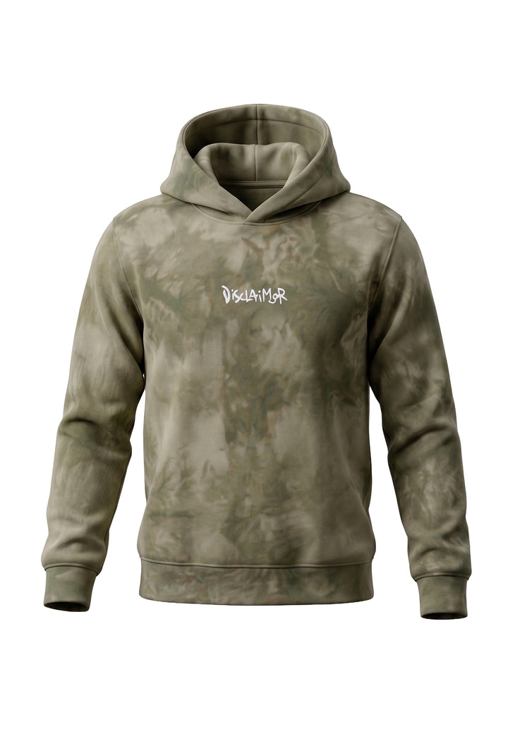 Felpa cappuccio verde per bambino