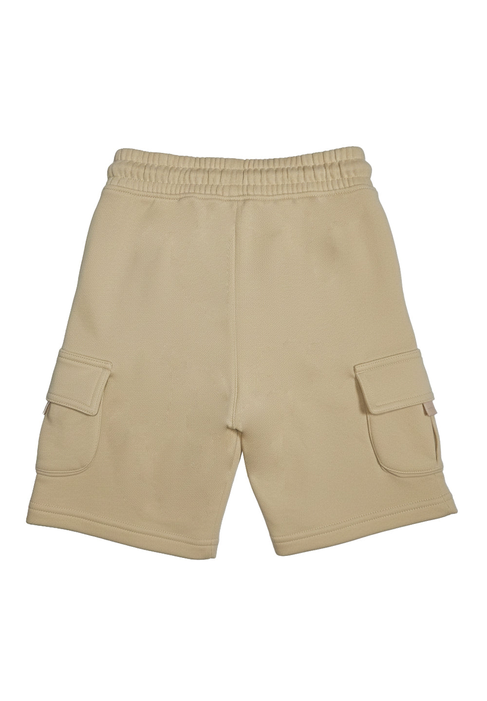 Bermuda felpa beige per bambino