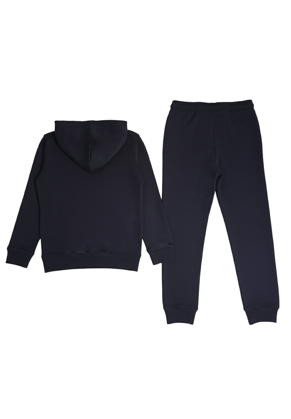 Completo felpa nero per bambino