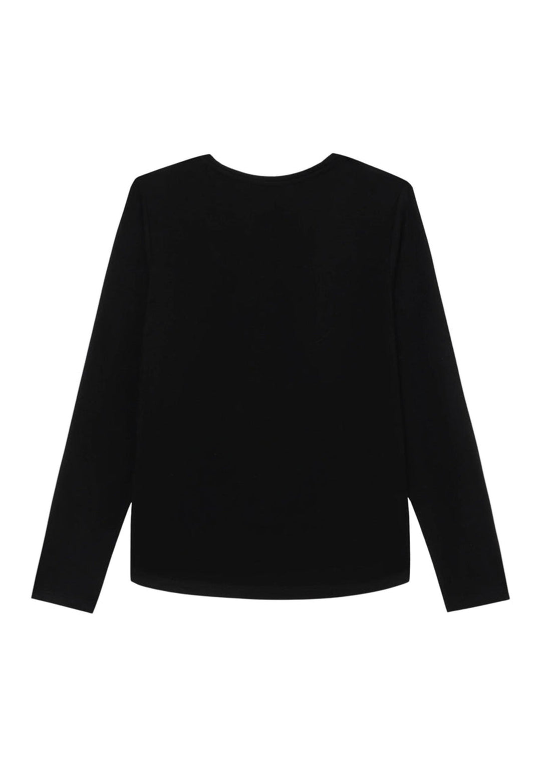 T-shirt nera per bambina