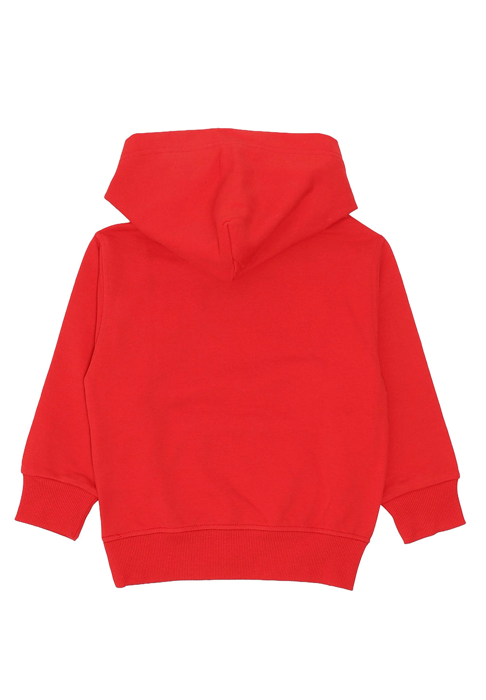 Felpa cappucio rossa per bambino
