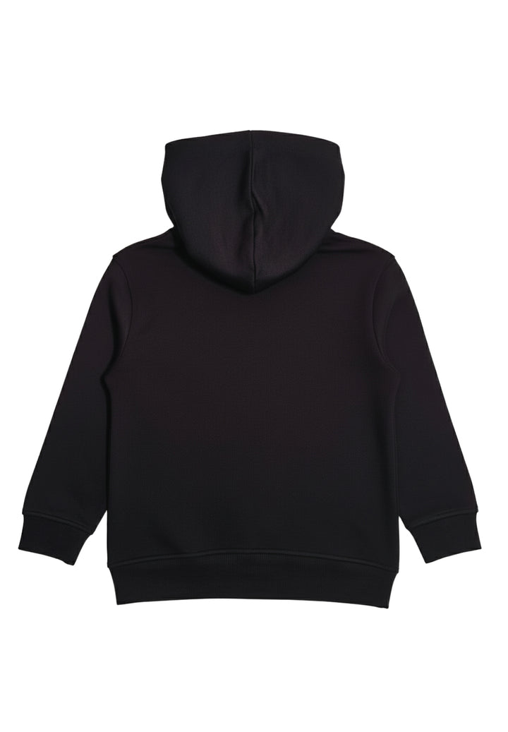 Felpa cappuccio nera per bambino