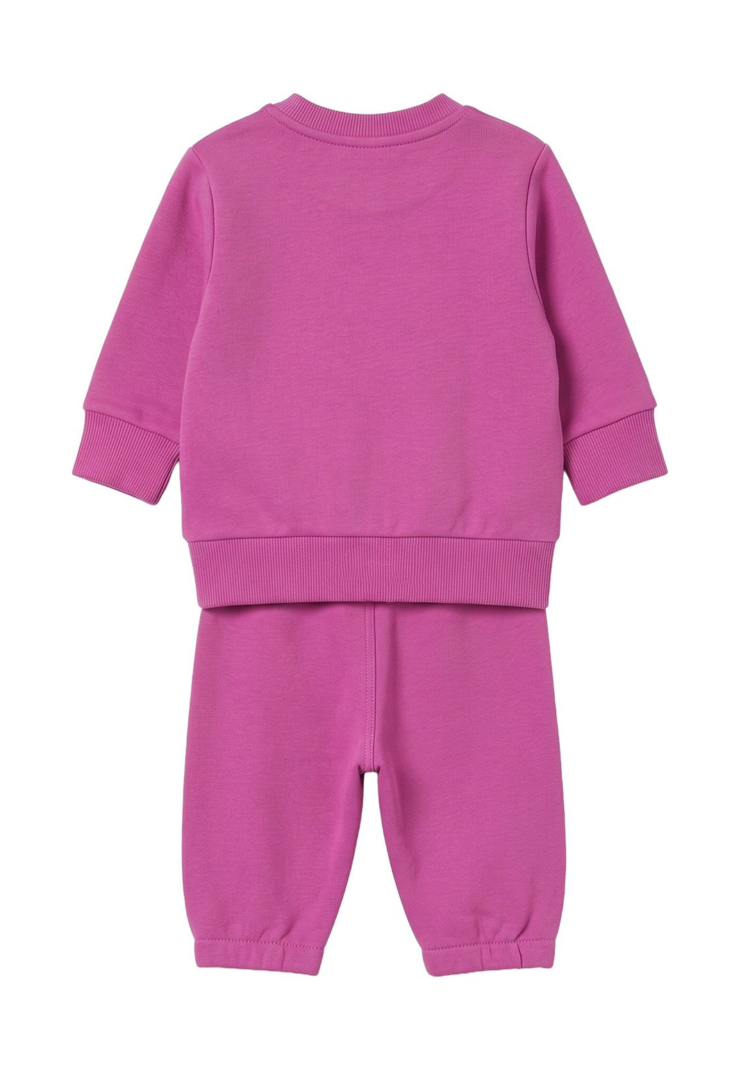 Completo felpa violetto per neonata