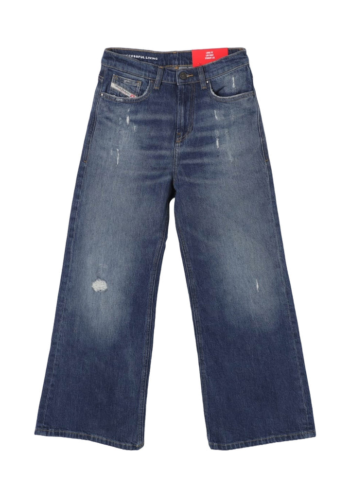 Jeans blu denim per bambina
