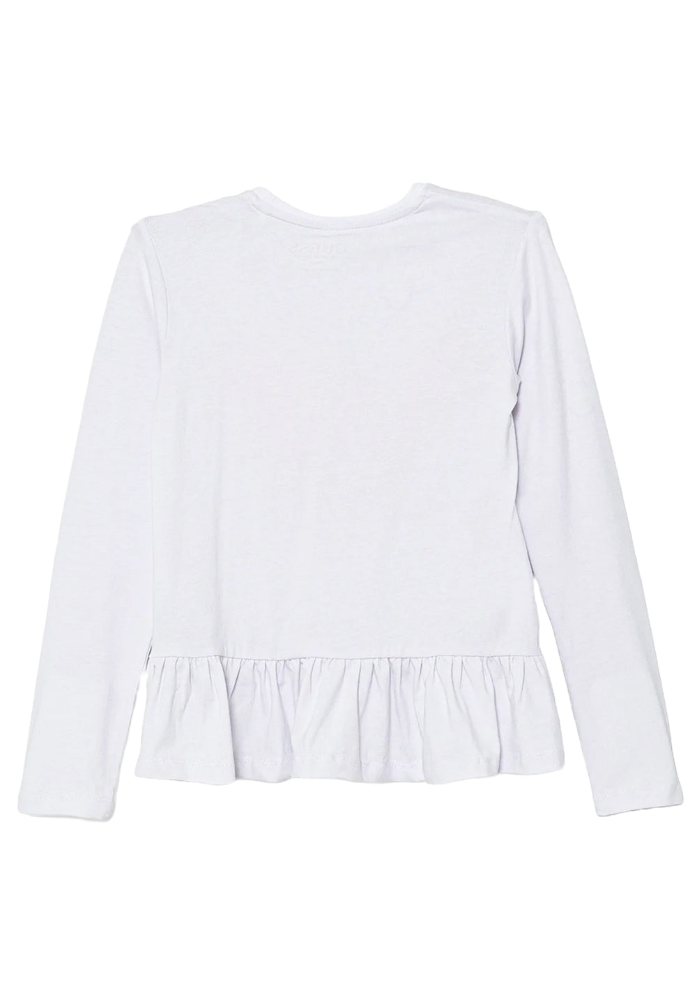T-shirt bianca per bambina