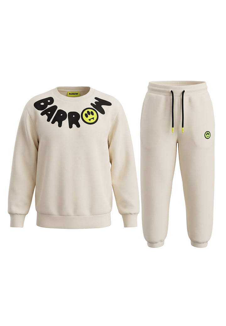 Completo felpa crema unisex