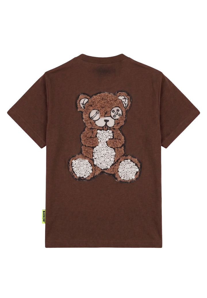 T-shirt marrone per bambina