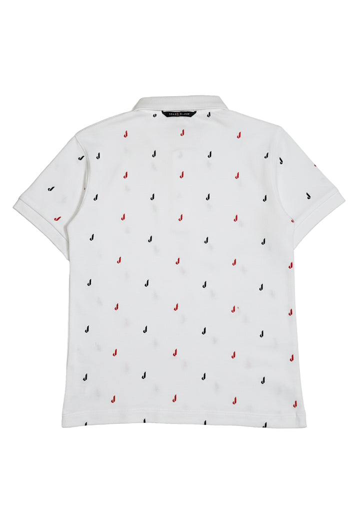 Polo bianca per bambino