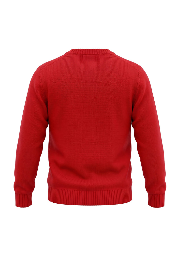 Maglione rosso per neonato