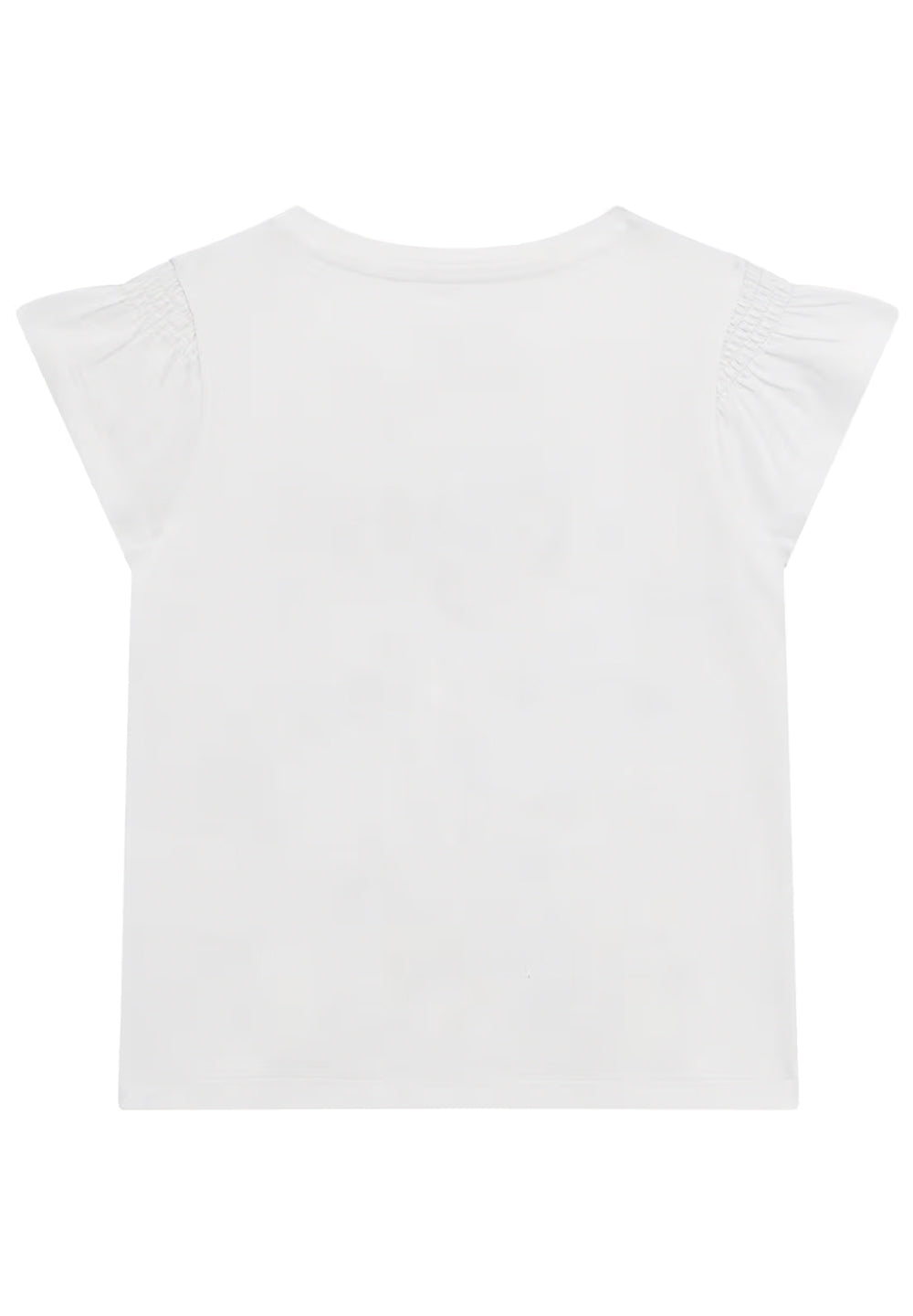 T-shirt bianca per bambina