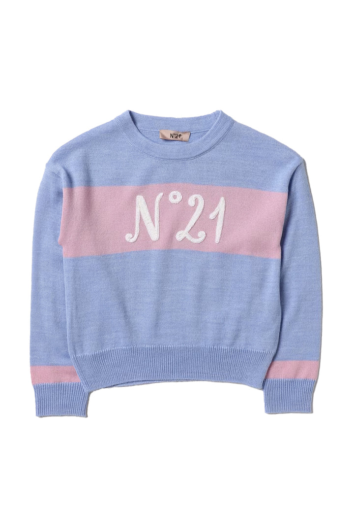 Light blue sweater for girls