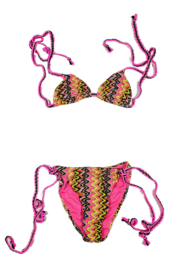 Costume bikini multicolor per bambina