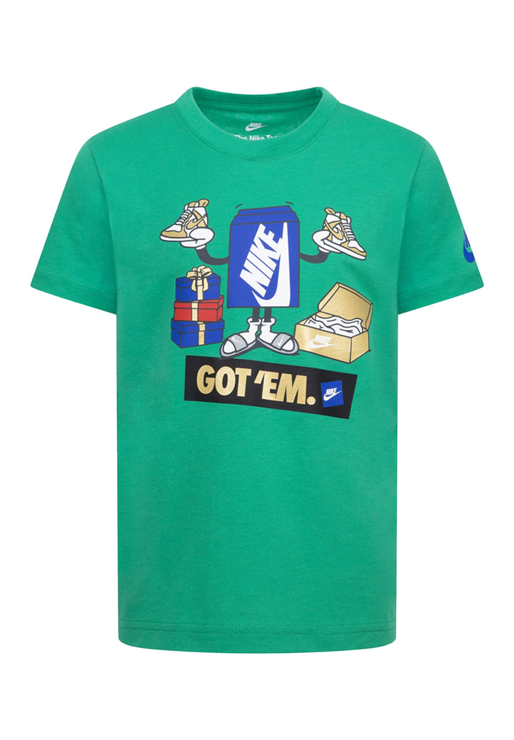 T-shirt verde per bambino