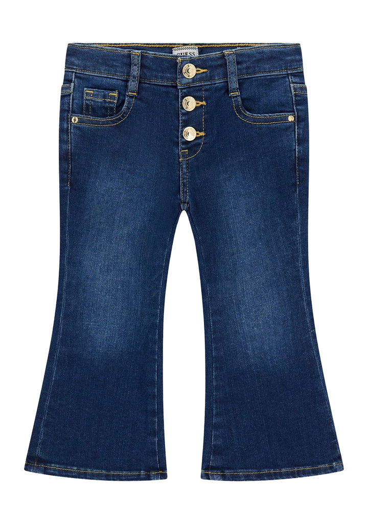 Pantalone blu denim per neonata