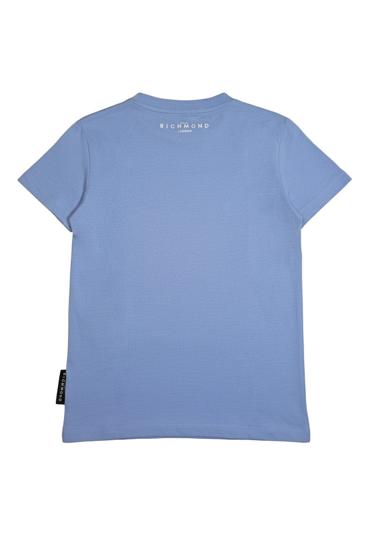 T-shirt celeste per bambino