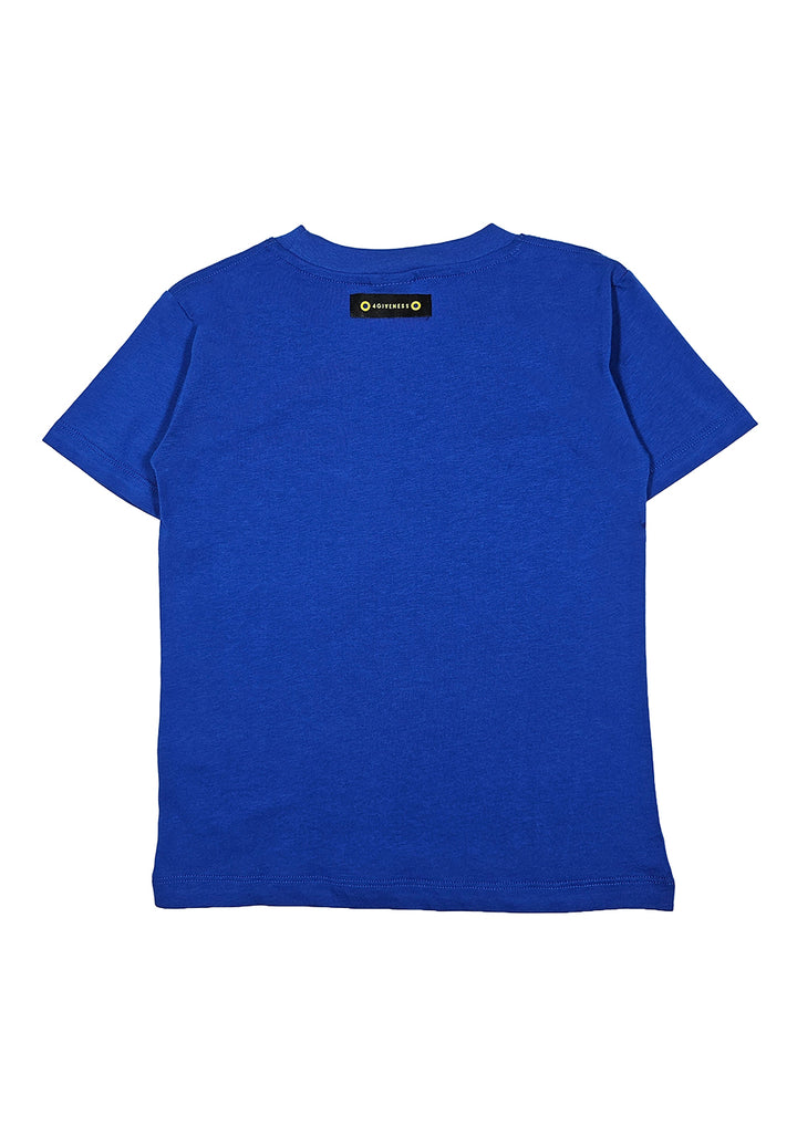T-shirt blu royal per bambino