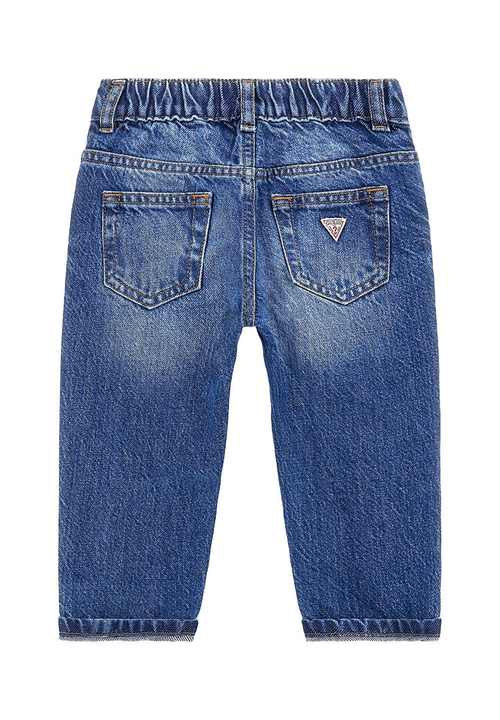 Jeans blu denim per neonato