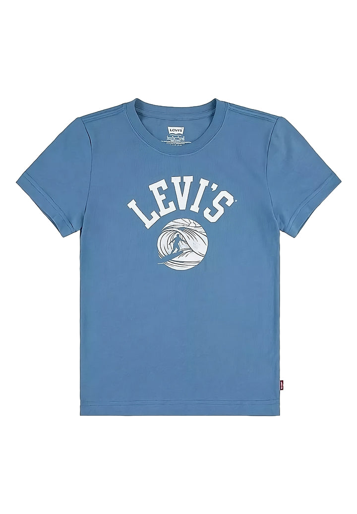 T-shirt blu per bambino