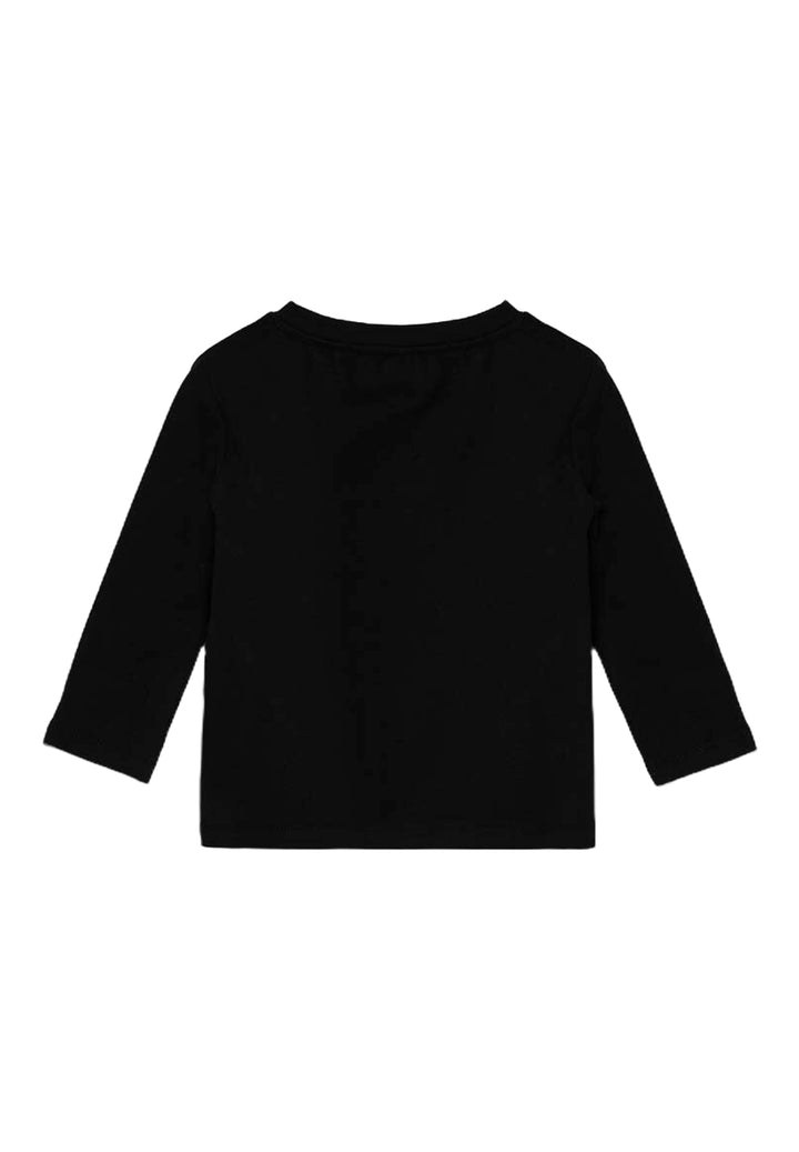 T-shirt nera per neonata