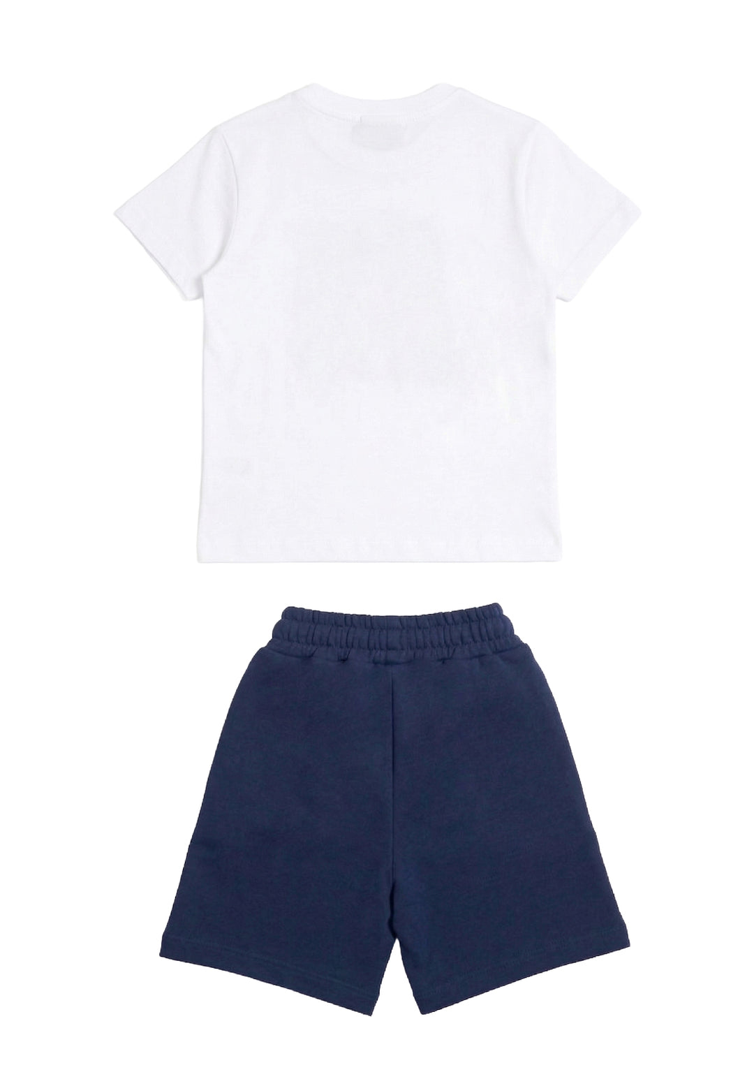 Completo bianco-blu per bambino