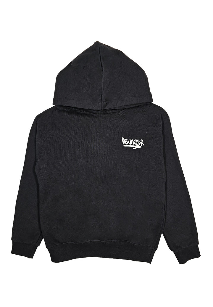 Black hooded sweatshirt for girls