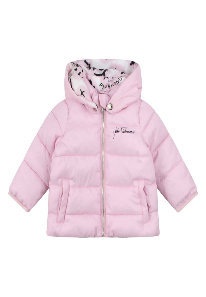 Giubbotto rosa per neonata