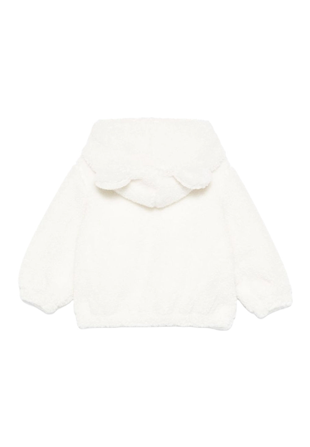 Giubbotto teddy crema per neonata