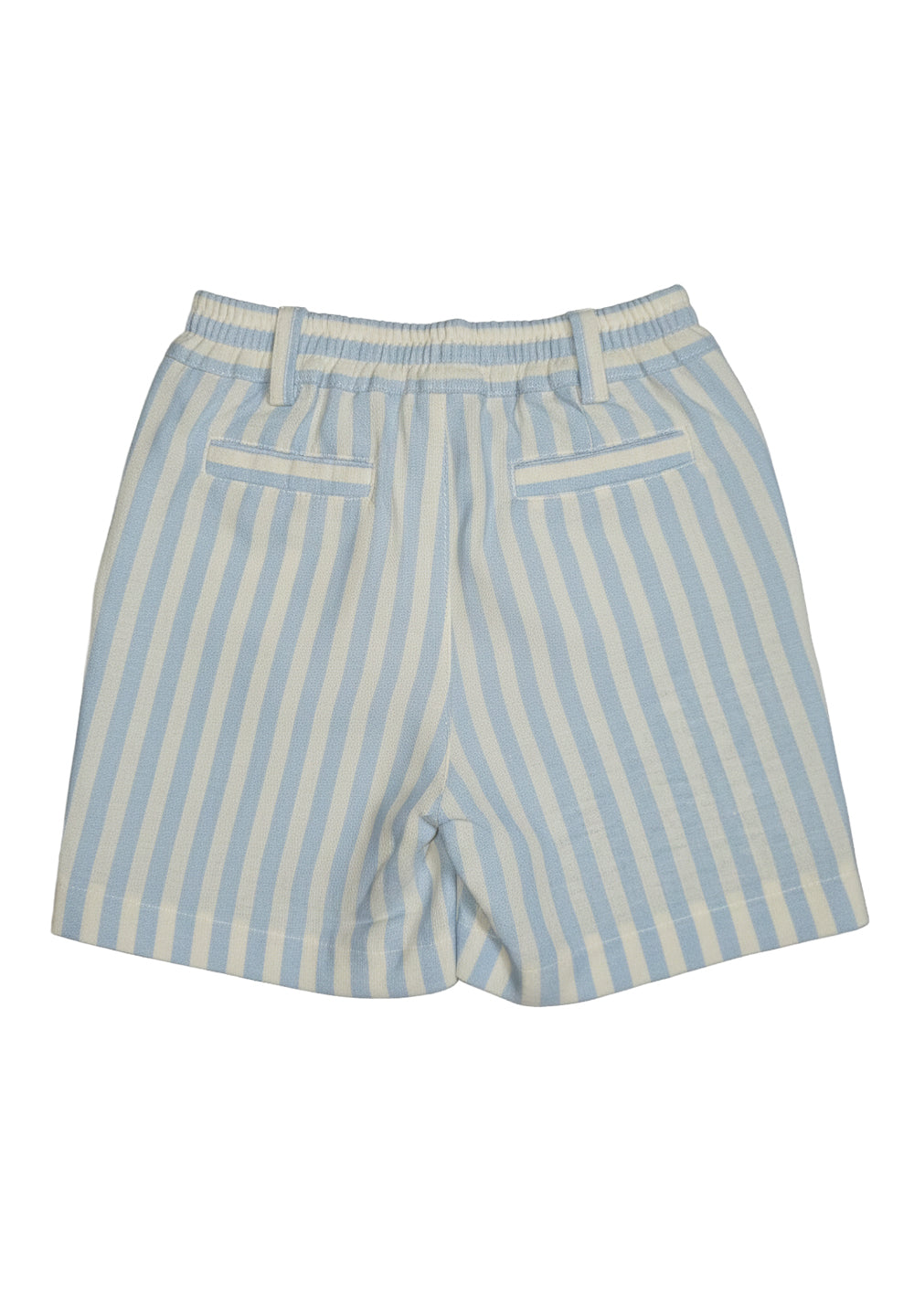 Bermuda bianco-celeste per neonato