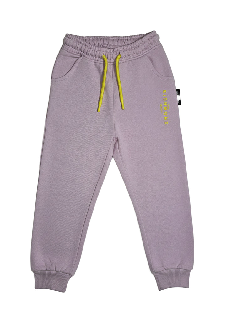 Pantalone felpa lilla per neonata