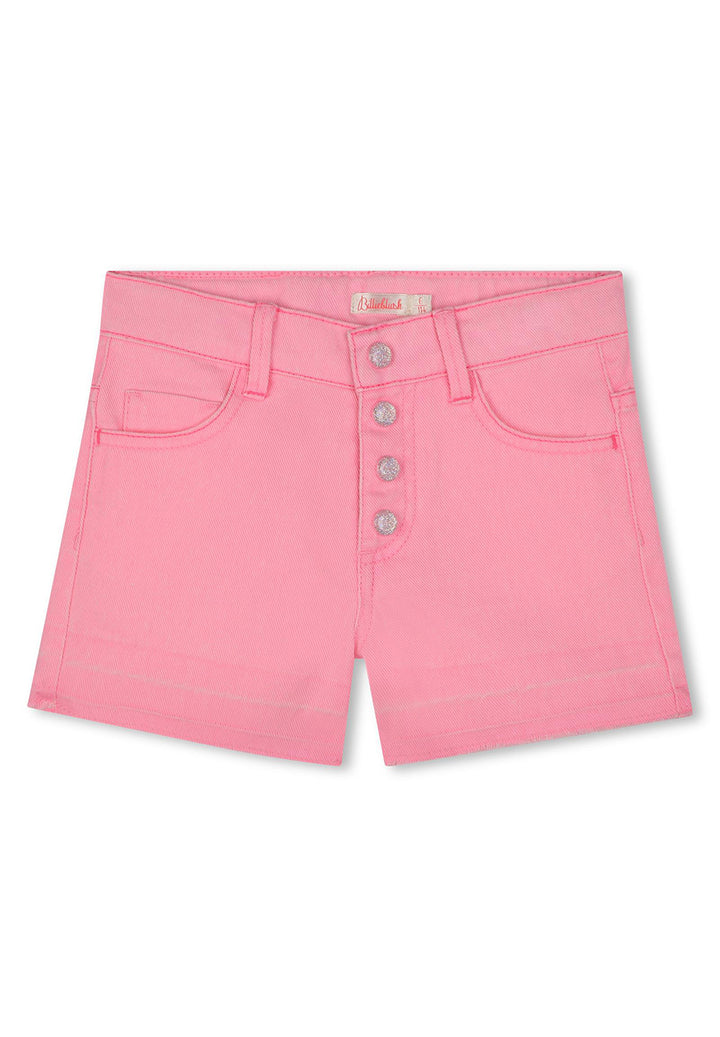 Short denim rosa per bambina