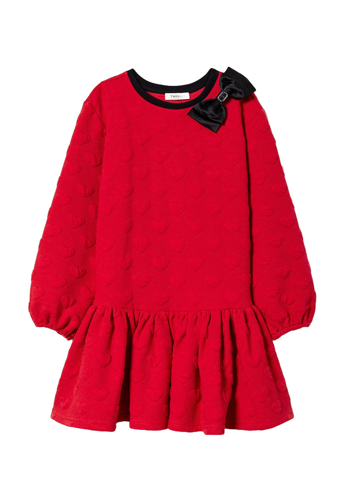 Vestito rosso per bambina