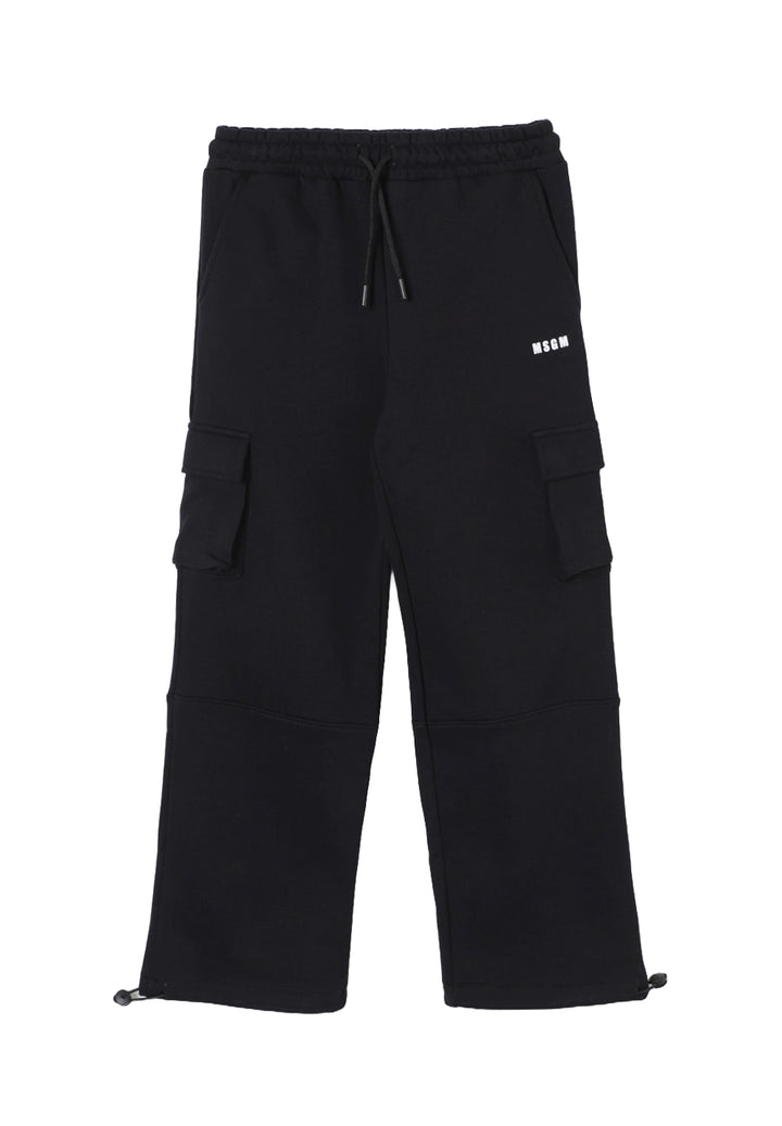 Pantalone felpa nero unisex