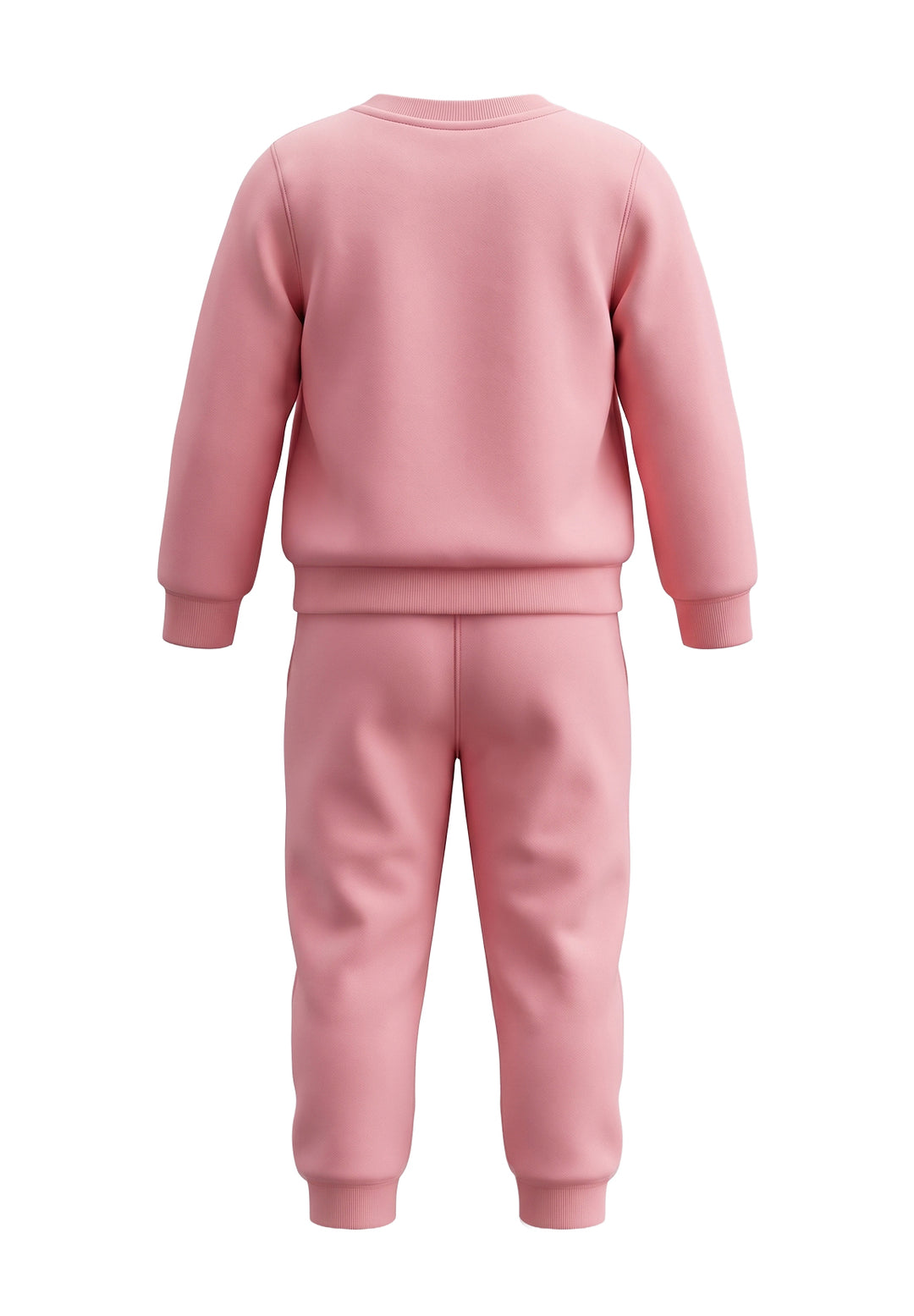 Completo felpa rosa per bambina