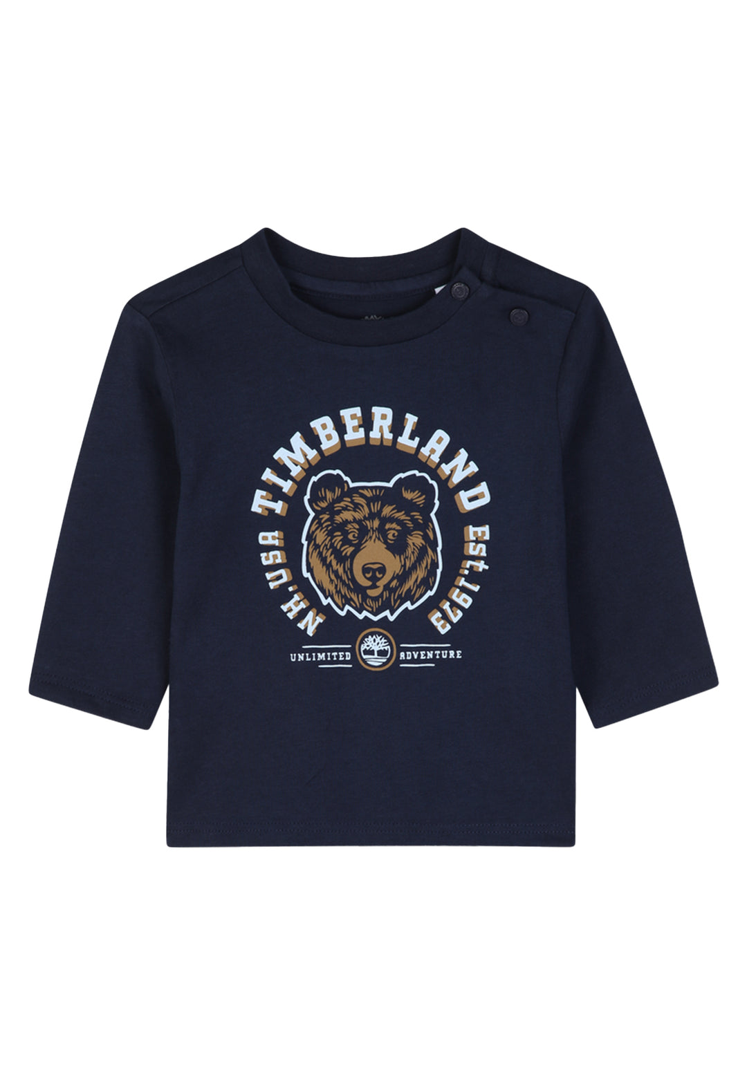 T-shirt blu navy per neonato
