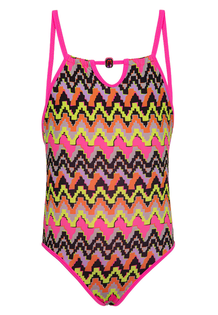 Costume intero multicolor per bambina