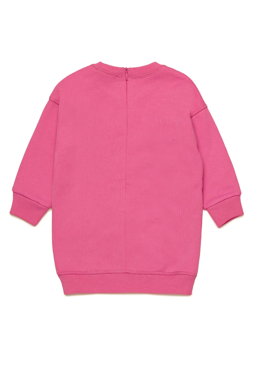Vestito felpa rosa per neonata