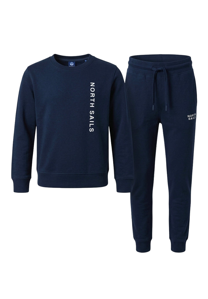 Completo felpa blu navy per bambino