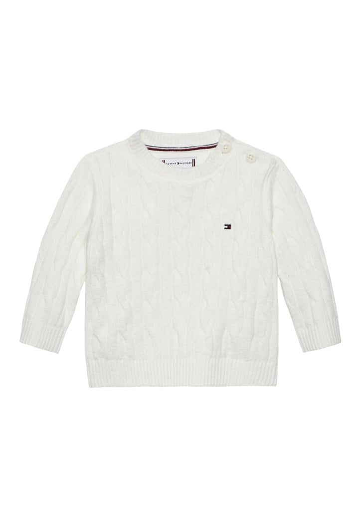 Maglione bianco per neonato