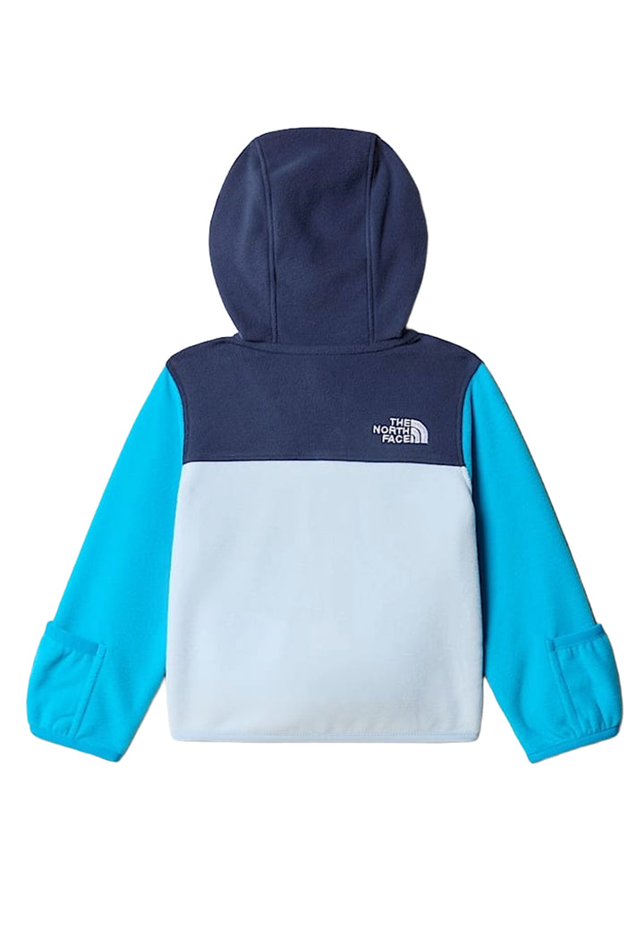 Felpa zip blu per neonato