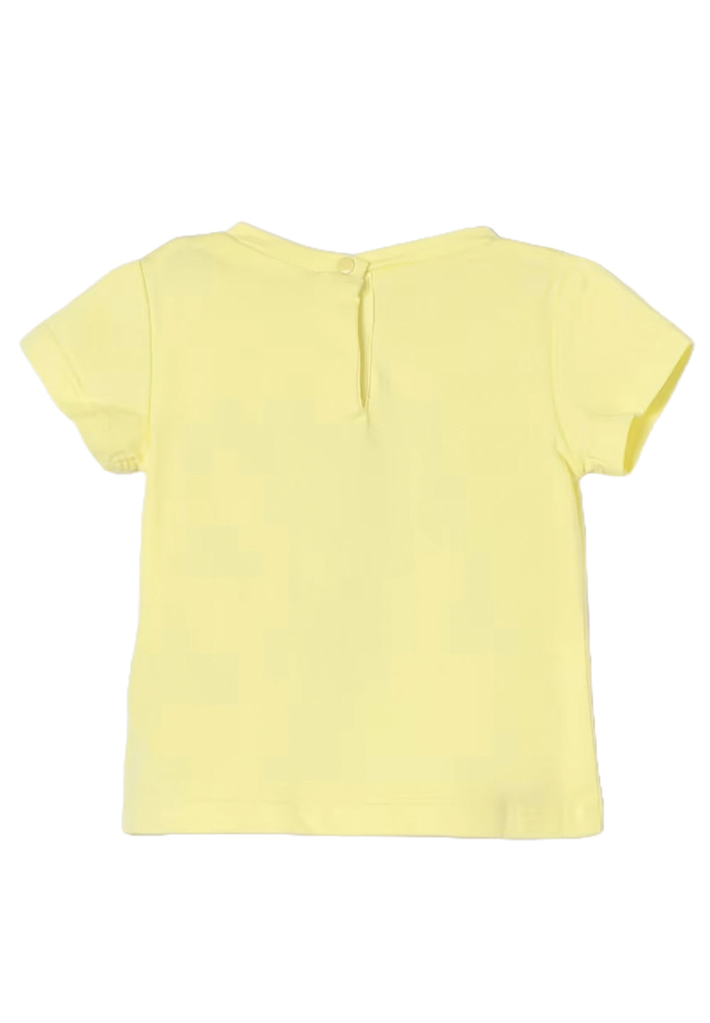 T-shirt gialla per neonata