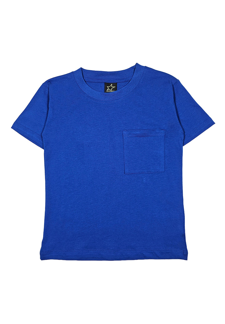 T-shirt blu royal per bambino