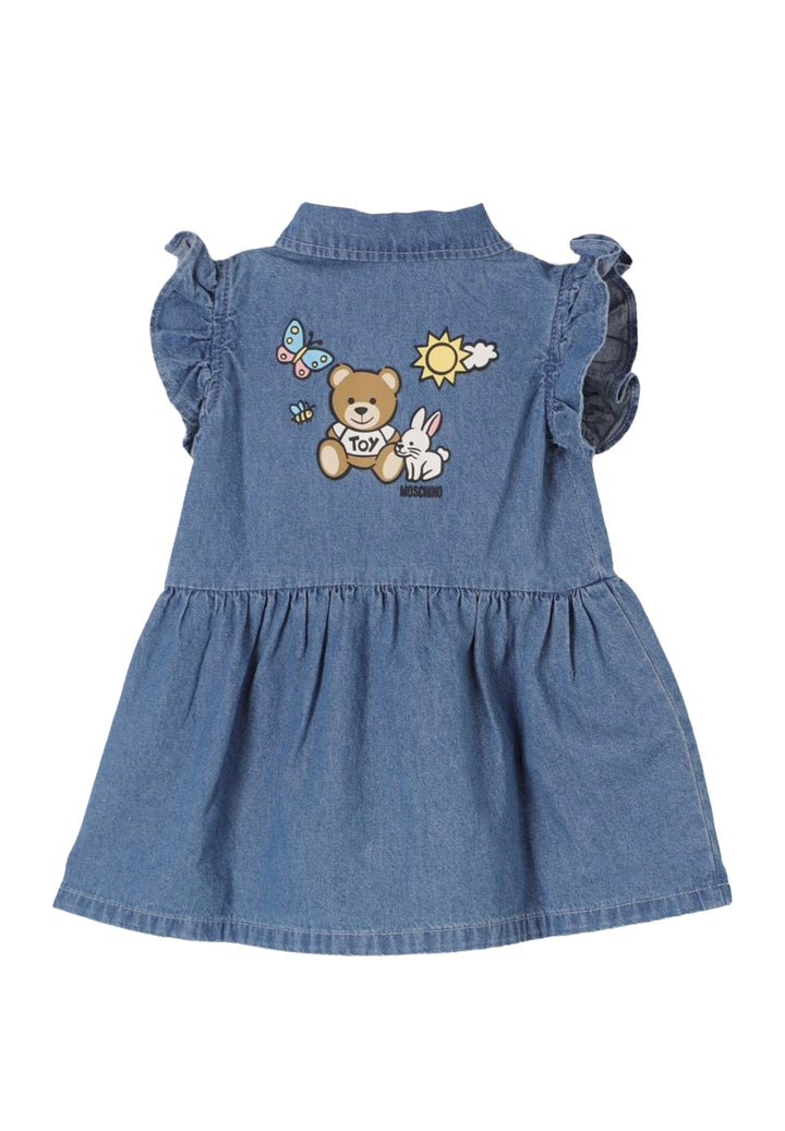 Blaues Jeanskleid für Mädchen