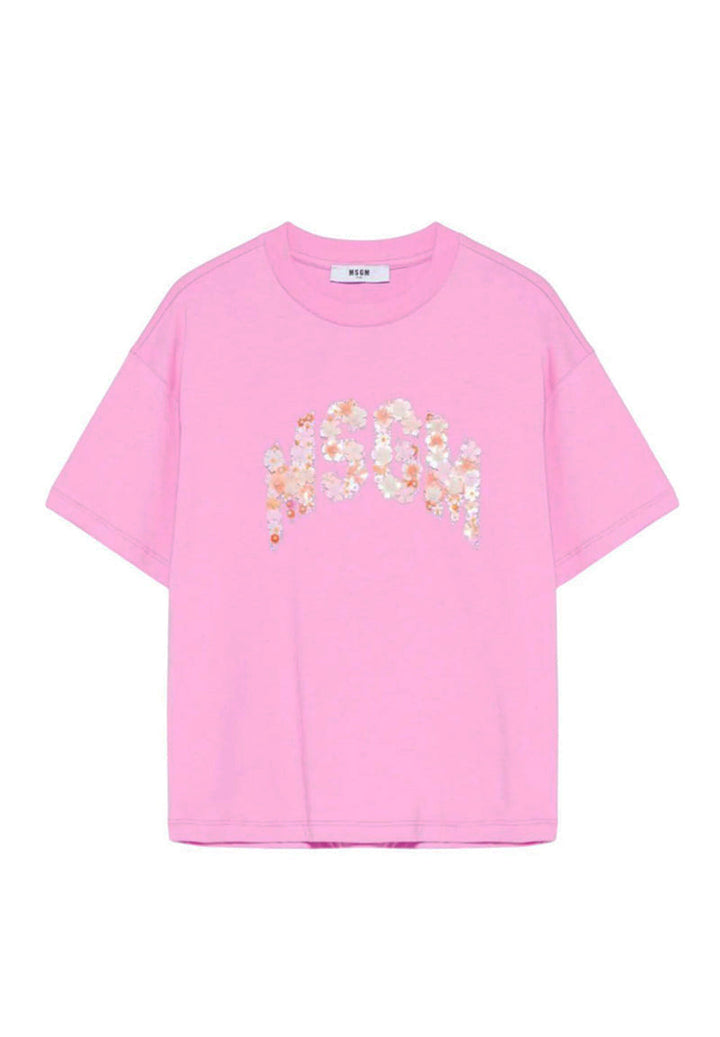 T-shirt rosa per bambina