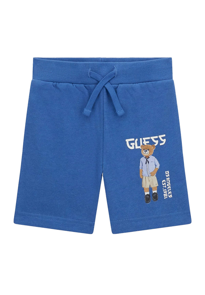 Bermuda felpa blu per bambino