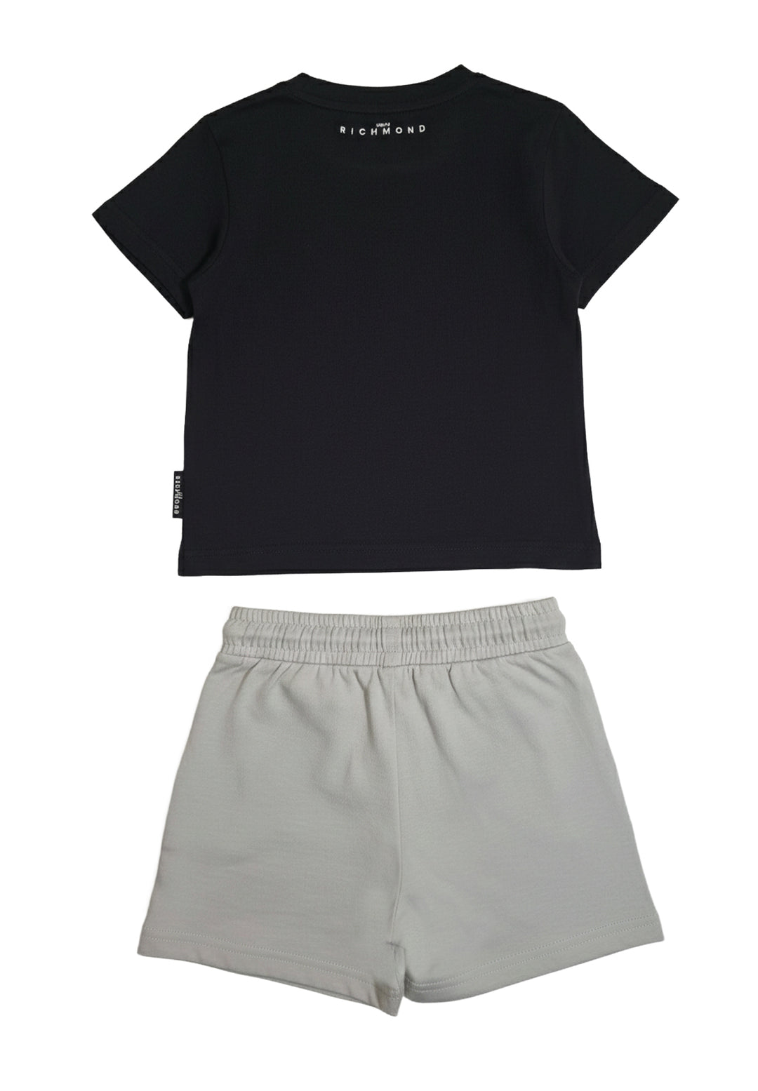 Completo nero-grigio per bambino