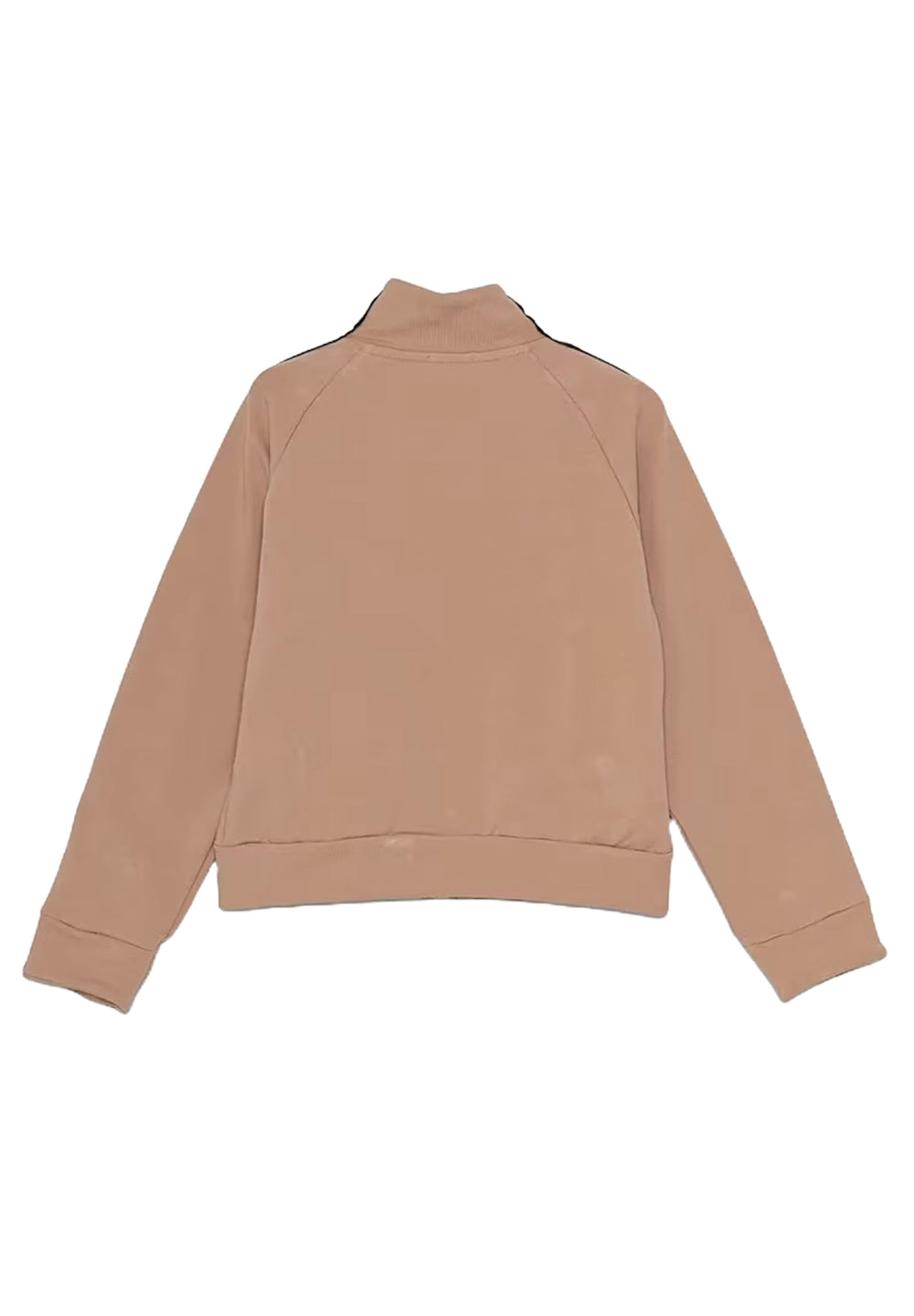 Felpa zip rosa per bambina