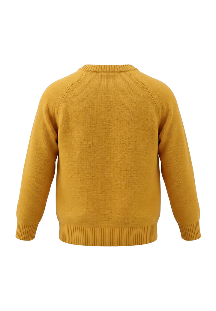 Maglione senape per neonato