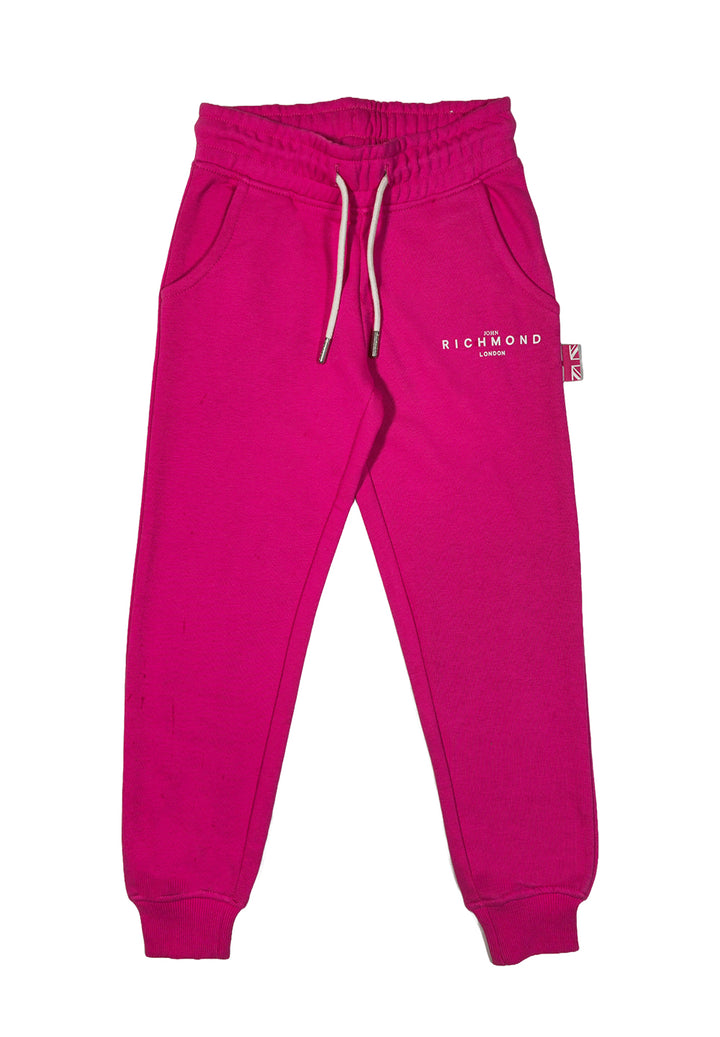 Pantalone felpa fuxia per bambina