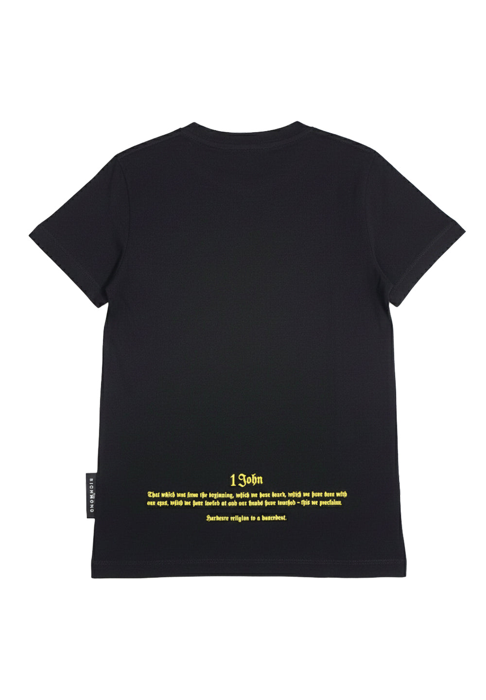 T-shirt nera per bambino