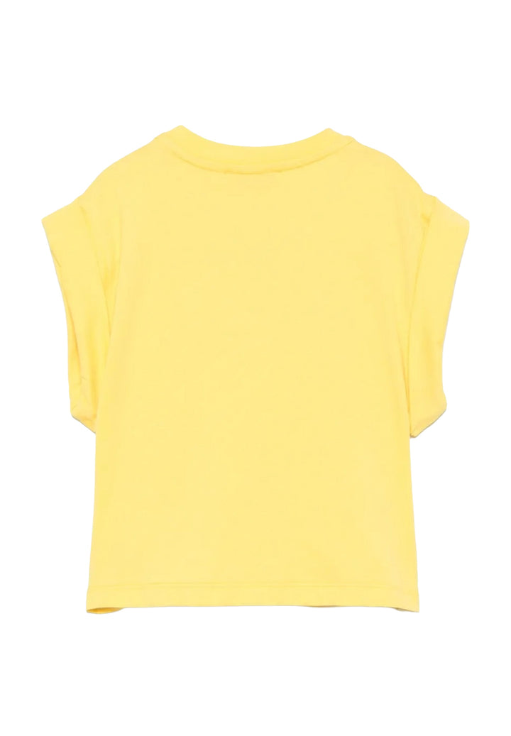 T-shirt gialla per bambina